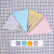 Bronzing Pennant Wave Hanging Flag Birthday Party Supplies Atmosphere Decoration Gold Silver Pink Blue Pennant Banner