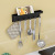 Creative Door Wall Hole-Free Hallway Key Rack Multi-Functional Seamless Wall Hanging Storage Rack