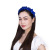 Retro White Wrinkle Headband Solid Color Satin Hairpin Pleated Headband Headband Cute Soft All-Match Headdress Wholesale