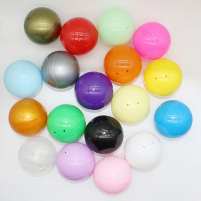 75mm Capsule Toy Shell round Transparent Large Capsule Toy Machine Game Machine Macaron Color Series 7.5cm Puzzle Egg Capsule Toy Empty Shell