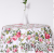 Polyester-Cotton Canvas Printed Tablecloth Simple Fashion Fresh Floral Striped Tablecloth