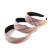 Sweet Khaki Series Plaid Headband Retro Easy Matching Cloth Hairpin Contrast Color Striped Hair Accessories Headband