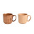 Factory Direct Sales Modern Simple Beech Sour Jujube Coffee Cup Three-Piece Set Tea Cup Milk Cup Hotel Supplies
