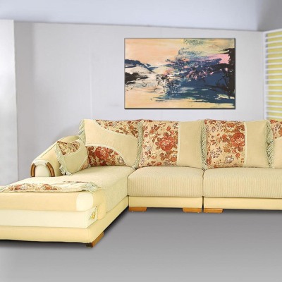 Living Room Restaurant Decoration Painting Hotel Hotel Homestay Engineering Oil Painting with Painting Frameless Painting Customizable Specifications and Outer Frame