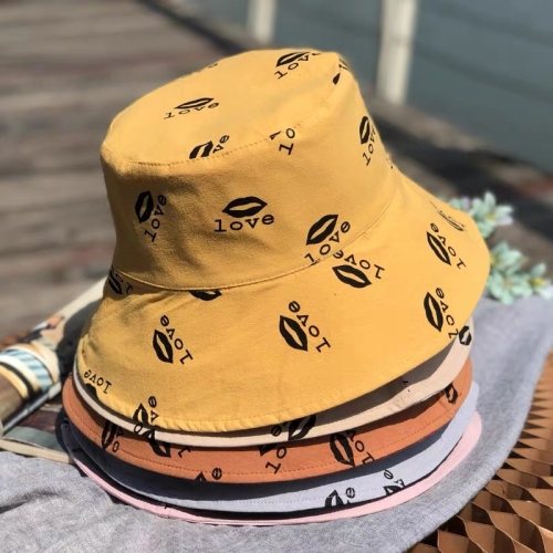 reversible fisherman hat women‘s summer japanese sun hat men‘s korean-style fashionable all-match sun hat sun protection uv