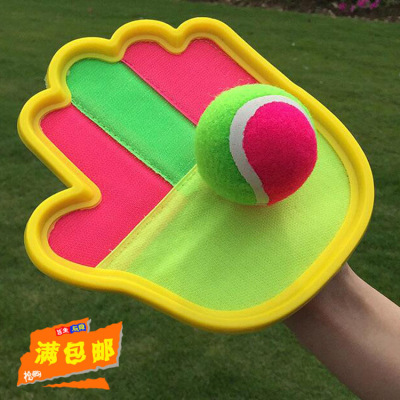 Children's Sports Toys Palm Viscous Samples Ball Children's Hand Sucker Sticky Bat Educational Toys Wholesale