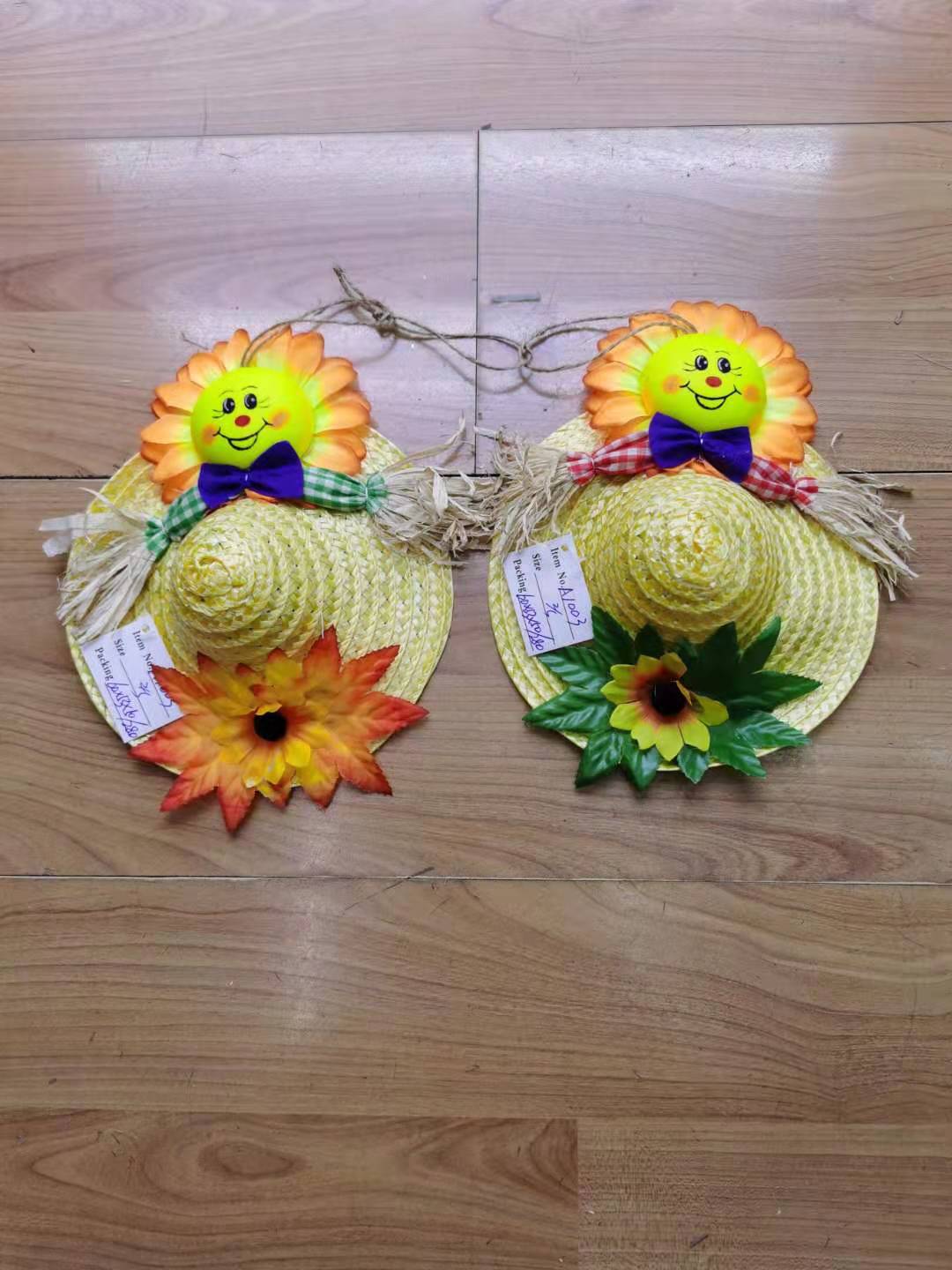 源头工厂供应万圣节，复活节兔子，稻草人兔子，仿真太阳花