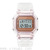 Students Luminous Alarm Clock Sports Waterproof Multifunctional Electronic Watch Transparent Square LED Watch
