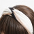 Japanese and Korean Style Spring and Summer New Crossed Headband Wide Contrast Color Fabric Wide Edge Female Hair Fixer Knotted Headband Hair Accessory