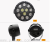 12 Led Small Par Light Voice-Activated Full Color Washing Light Background Flood Light KTV Bar