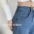 European and American Style Air Woven Straight Jeans Women's High Waist Slimming Knitted Casual Pants Wide-Leg Draggle-Tail Trousers Tide