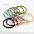 New Korean Twist Braid Hair Rope Macaron Color High Elastic Hair Band Student Hair Ring Wholesale