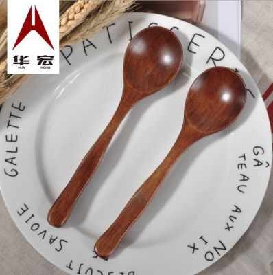 Factory Direct Sales Solid Wooden Spoon Personalized Spoon Wooden Honey Spoon Wooden Spoon Lettering Tableware Wholesale Export