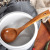 Factory Wholesale Wooden Spoon Old Paint Wooden Spoon Solid Wood Porridge Spoon Cormu Long Handle Large Spoon Japanese Bent Spoon All Authentic