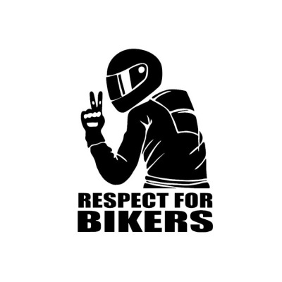 Foreign Trade Retrospect for Bikers Motorcycle Bumper Stickers Automobile Sticker Bumper Stickers Paper Laser Engraving Car Body Sticker J001