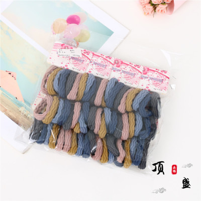 Seamless Hair Accessories High Elastic Rubber Band Headdress Adults' Ponytail Tie Hair Thickening Hair Band Girly Simplicity Headband