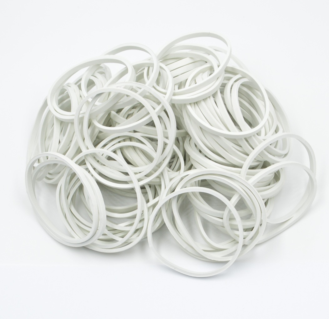 热销越南原装06  25 32 38 43 50白色橡皮筋橡皮圈牛皮筋橡胶圈