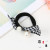 Chanel-Style Plaid Bowknot Hair Ring Ins All-Match Houndstooth Pearl Hair Ring Elastic String Female Headband Hair Accessories