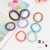 Simple High Elastic Durable Rubber Band Hair Band Cute Girl Versatile Leather Cover Rubber Band Hair Rope Hair Accessories