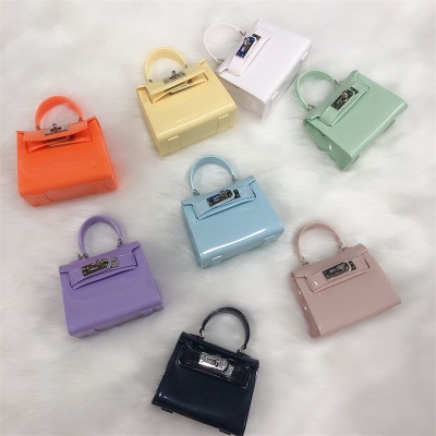 2021 New Jelly Bag Cute Mini Lipstick Pack Versatile Chain Shoulder Messenger Bag Spot Delivery