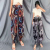 Large Size Artificial Silk Anti Mosquito Pants 2021 Summer High Waist Loose Tappered Outer Wear Baggy Pants Bloomers Casual Ethnic Style