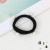 Fashion Basic Pearl Hair Accessories Rubber Headband Head Rope Hair Band Hair Elastic Band Black Hair Rope Headdress