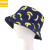 Women's Spring and Summer Outdoor Sun Hat Banana Pineapple Printed Bucket Hat Cotton Bucket Hat Parent-Child Hat Traveling-Cap