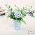 Artificial Bouquet Fake Flower Living Room Dining Table Plastic Flowers Decorative Small Ornaments Silk Flower Rose Set Dried Flower Furnishing Flower