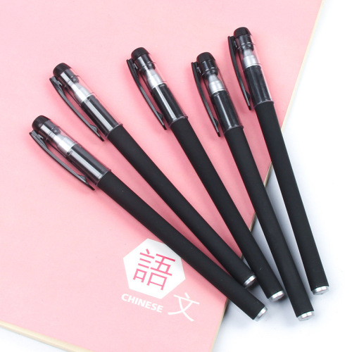 Wholesale Gp380 Frosted Carbon Gel Pen 0.5mm Business Signature Pen Office Student Exam Ball Pen Ballpoint Pen