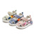 Penguin Classmates 2021 Summer Boys Hollowed Toe Box Beach Shoes Velcro Casual Cowhide Cartoon Baby Sandals