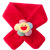 Children's Scarf Autumn Winter New Korean Style Cute Super Plush Cartoon Sun Flower Cross Baby Warm Bandana