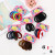 Solid Color High Elastic Hair Band Children Do Not Hurt Hair Hair-Binding Color Small Rubber Band Female Japanese Cute Girls Hair Rope