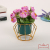 Photo Studio Decorative Setting Wrought Iron Simulation Flower Pot Wedding Celebration Fake Flower Decoration Silk Flower Ornament