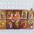 Orthodox Wooden Fridge Magnet Double Door Double Frame Refrigerator Stickers