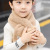 Children's Scarf Autumn and Winter New One-Piece Rabbit Warm Keeping Girls Plush Cute Princess Boys Baby Bib Sets