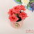 Emulational Flower Decoration Set Pastoral Fake Rose Flower Silk Flower and Flower Arrangement European Home Living Room and Dining Table Decoration Floriculture