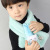 Children's Scarf Lying Plush Boys and Girls Cross Scarf Korean Style 2018 Autumn and Winter Keep Baby Warm Bandana