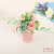 Artificial Bouquet Fake Flower Living Room Dining Table Plastic Flowers Decorative Small Ornaments Silk Flower Rose Set Dried Flower Furnishing Flower