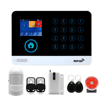 WiFi Smart Wireless GSM Store Door and Window Anti-Theft Alarm Infrared Sensor Home Security SystemF3-17162