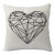 Pillow Cover Cross-Border Amazon Linen Cushion Love Waist Pillow Car and Sofa Cushion Wholesale Graphic Customization