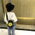 Wholesale Cartoon Smiley Children's Shoulder Messenger Bag New Korean Style Trendy Cool Men and Girls Casual Nylon Change Packet