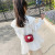 Korean Style Mini Shoulder Bag 2020 Summer New Fashion Solid Color Heart-Shaped Pu Bag Children's Accessories Change Messenger Bag