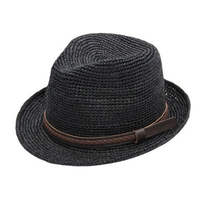 Customized Stitching Processing 2021 Hot Sale Women 'S Straw Hat European And American Spring And Summer Hot-Selling Small Brim Sunshade Paper Braid Crochet Hat
