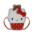 Children's Outing Trendy Moetry Baby New Little Girl Coin Purse Princess Cute Fashion Cat Shoulder Messenger Bag