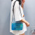 Wholesale New Korean Style Letter Small Bag Colorful Laser Women's Bag Wide Shoulder Messenger Bag Simple Fashionable Small Square Bag