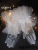 Bridal Wedding Short Lace Silk Yarn Mesh Bow Gloves Spring and Summer Bride Photo Gloves Accessories