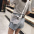 2018 Summer Crossbody Frosted Crystal Square Bag Fashion Sweet Lady Shoulder Crossbody Fashionable Bag Factory Wholesale