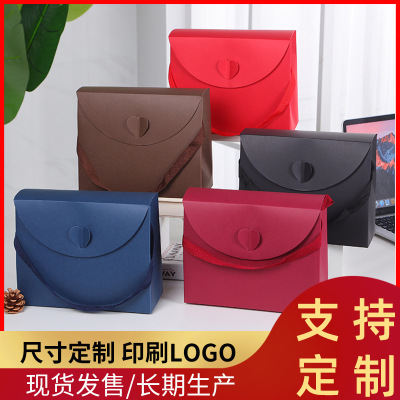 New Products in Stock Large Solid Color Packaging Bag Custom Logo Clothing Store Paper Bag Handbag Factory Wholesale