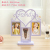 Haotao Photo Frame LM7573 Peach Heart 3 Holes (4 Colors)