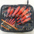 Hardware Tools Cross and Straight Multifunctional Electrician Dual-Purpose Screwdriver 7Pc Screwdriver Set
